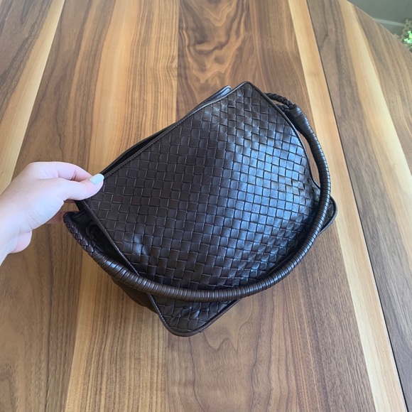 SOLD ✨Bottega Veneta Intrecciato Brown Bag - Picture 2 of 13